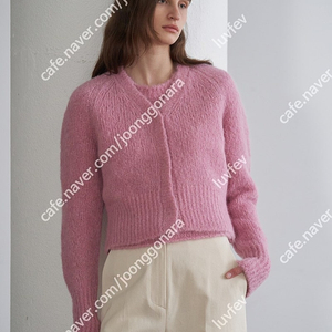 h8 에이치에이트CULT ALPACA CARDIGAN TAFFY PINK