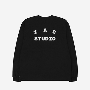 [xxl 2xl] 아이앱 스튜디오 롱슬리브 블랙 - 23FW