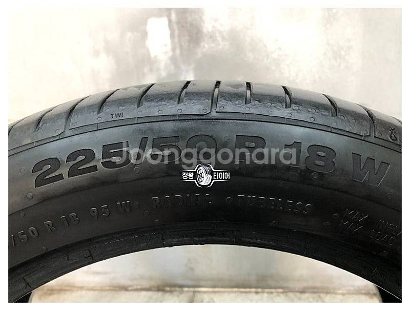 중고타이어 콘티넨탈 콘티스포츠콘택트5 225/50R18...--4