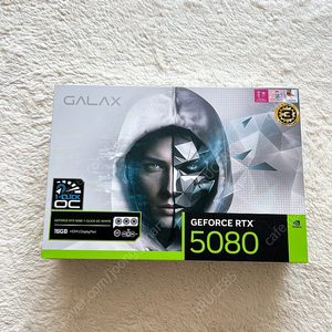 GALAX 지포스 RTX 5080 WHITE OC D7 16GB 팔아요