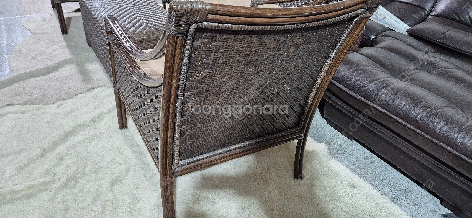 *판매* 라탄 야외용 2인+1인+1인+테이블 풀세트 소파48만원서울 경기 (근거리) 무료배송 그 외 배송 가능...--7