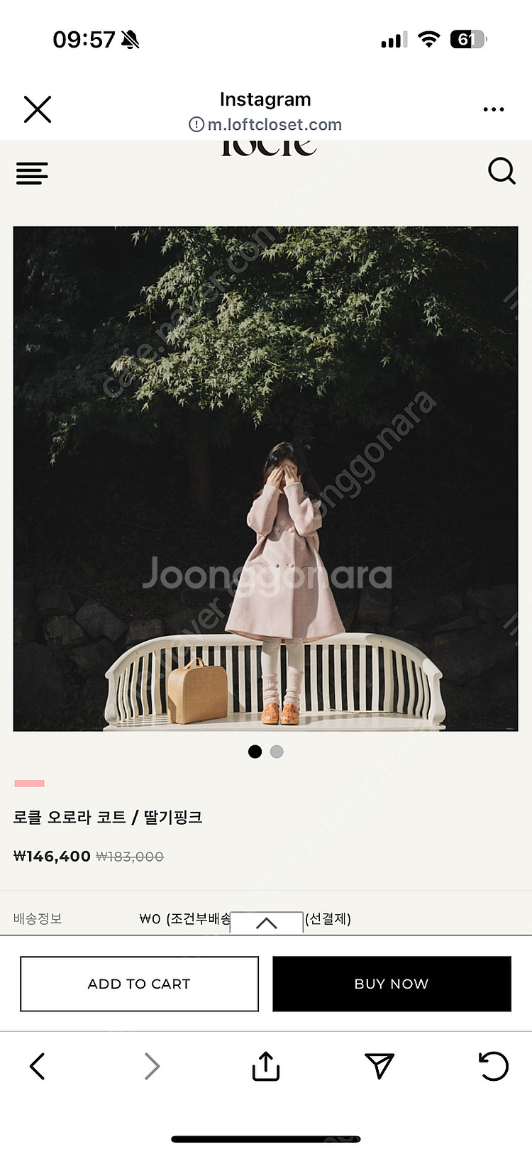 locle 로클 오로라코트 / 딸기우유--0