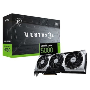 (2일사용) MSI RTX 5080 벤투스 X3 OC 팝니다.