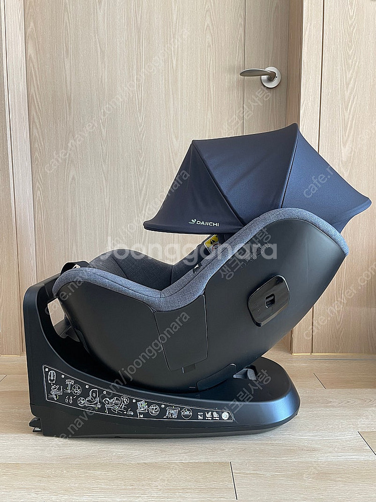 (상태최상) 다이치 원픽스 360 리우 카시트+보호매트...--7