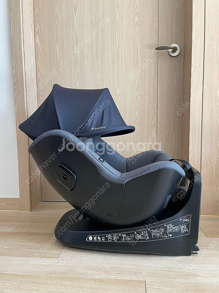 (상태최상) 다이치 원픽스 360 리우 카시트+보호매트...--8