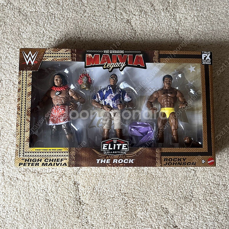 wwe 피규어 더락 패밀리 3팩, 고블레디 구커(알 아...--0