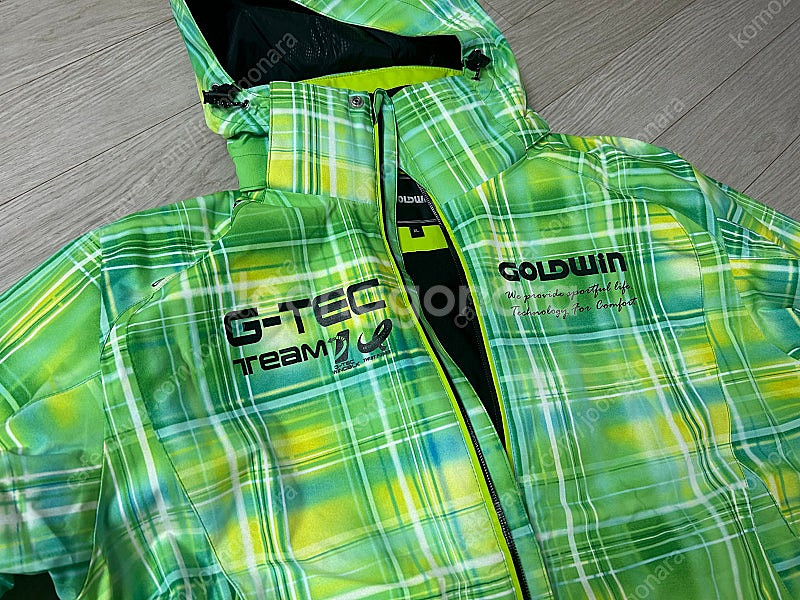 골드윈 G-TEC 팀 스키복 상하의 세트<새제품> 10...--3