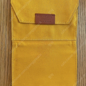 트래블러스 노트 패스포트 b-side cotton zipper case yellow