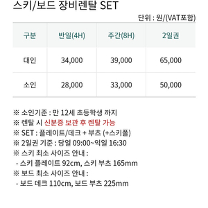 이번주 토요일(2월8일) 웰리힐리파크 스키장 장비렌탈 교환권 2매 판매합니다. 4만원