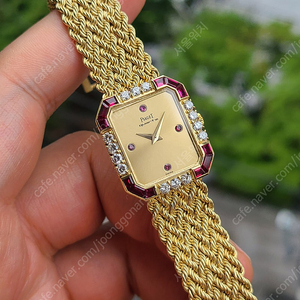 [정품] 피아제 클래식 아트데코 다이아몬드 & 루비 18k 여성용 빈티지 (Piaget Art Deco Diamonds Rubies Vintage)