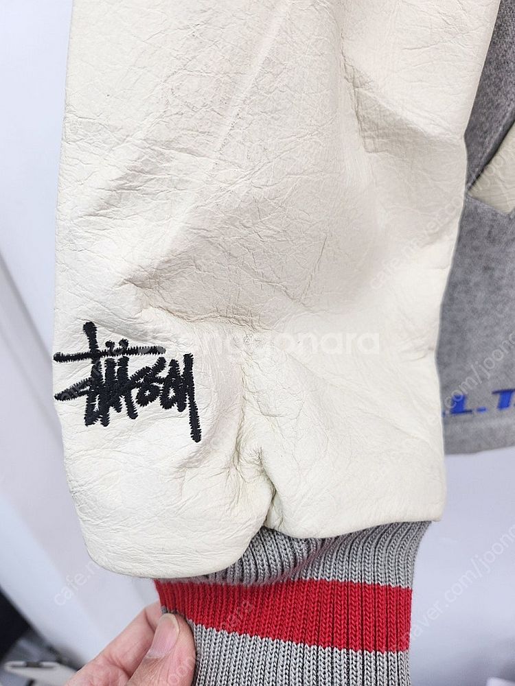 STUSSY VARSITY JACKET 스투시 바시티 ...--4