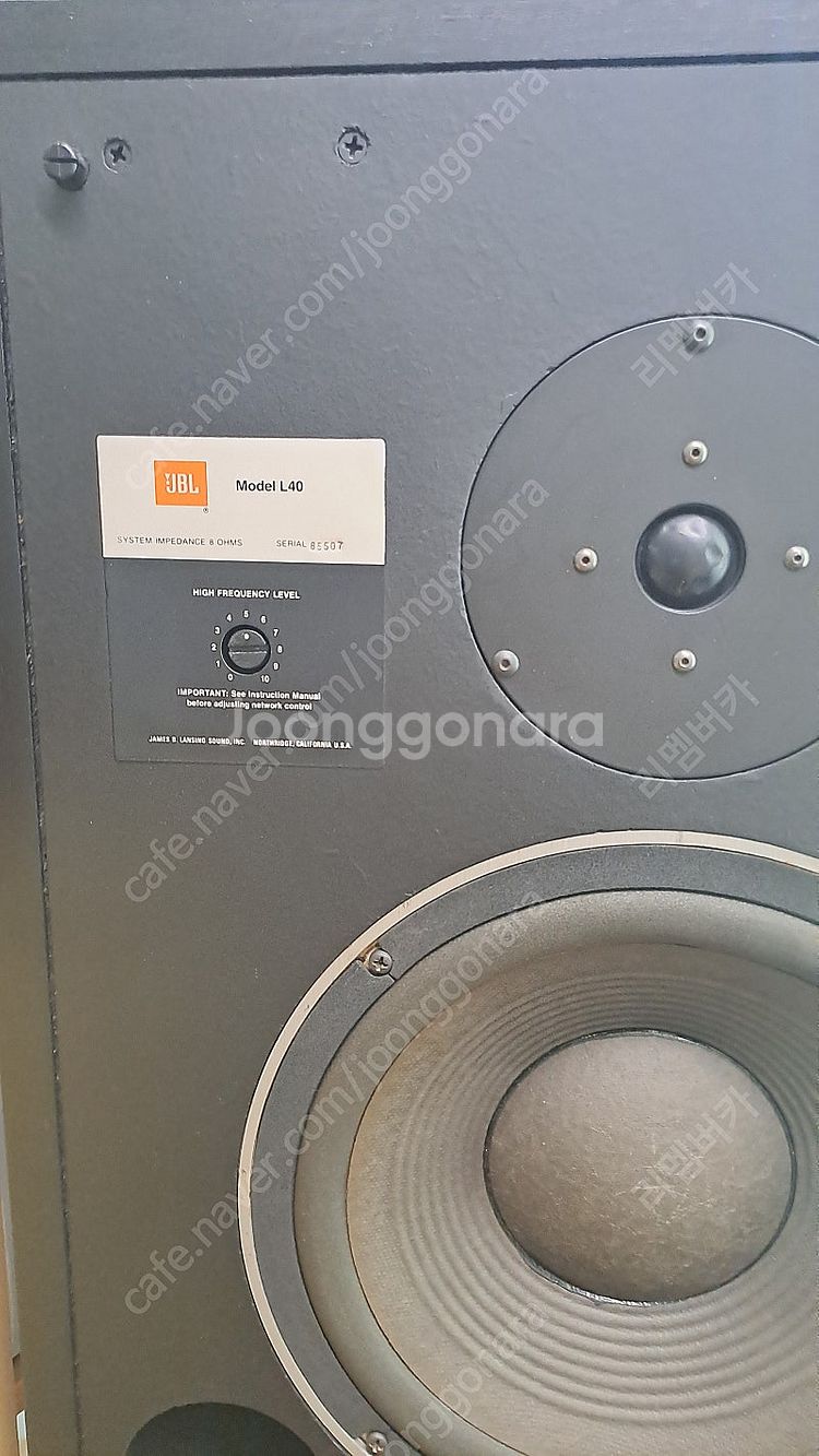 JBL L40 마란츠1250 골드--3