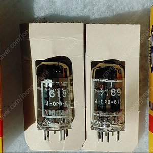 Philips 필립스 6189/ ECC82 고신뢰관. O-Foil. NOS. NIB 메치페어 판매