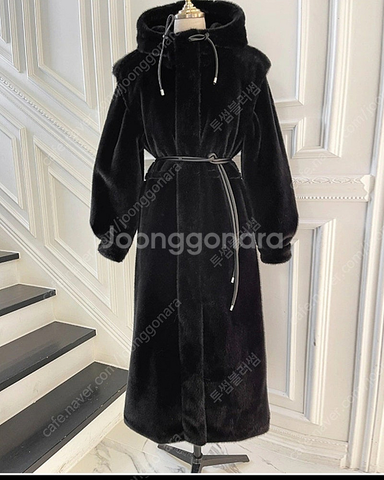 줄로그 벨트퍼롱코트 블랙 Free--0