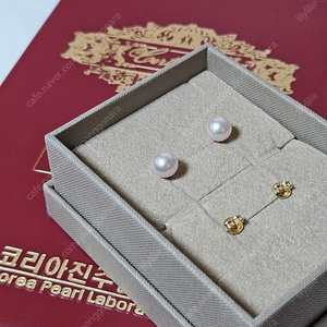 14K 하나다마 진주 귀걸이 아코야 해수진주 8mm-8.5mm (8.2mm 사이즈)