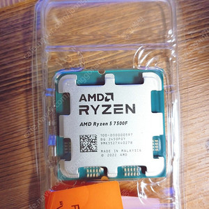 amd cpu 7500f 미사용