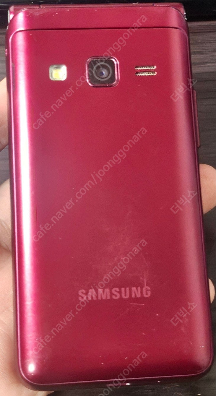 갤럭시 폴더2 2021 버젼(32GB) 상태 좋음 레드 저렴 정상해지 택배비 포함 74,000원 할인 판매 이미지