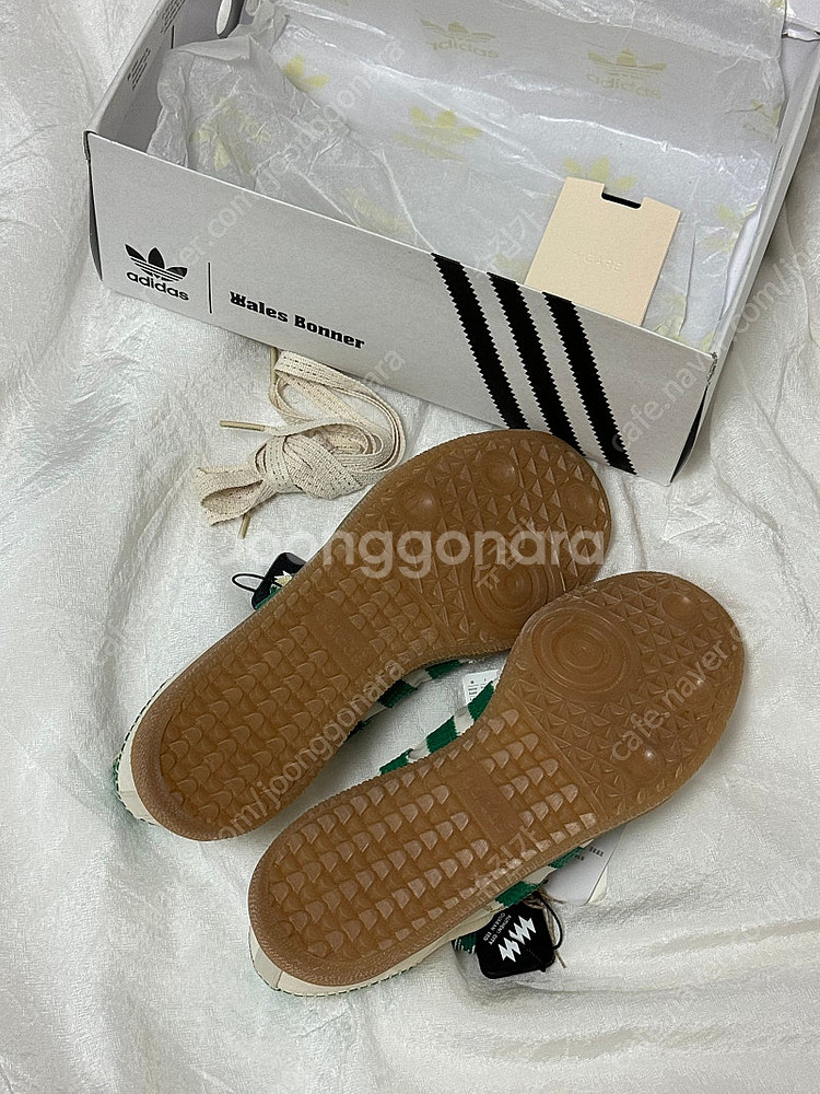 아디다스 x 웨일스 보너 삼바 크림 그린 235--1