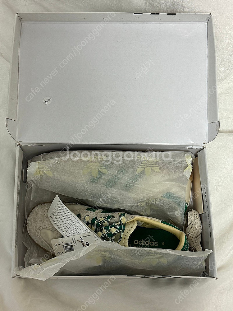 아디다스 x 웨일스 보너 삼바 크림 그린 235--4