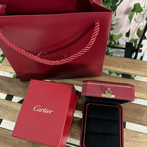 <정품> 까르띠에 반지케이스 박스 링 링케이스 반지 케이스 링박스 쇼핑백 cartier box 커플링