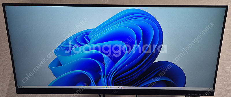 알파스캔 AOC U34P2C WQHD 모니터--0