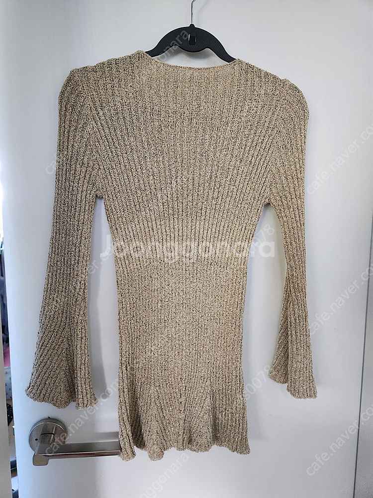 브이넥 블링블링 니트--6