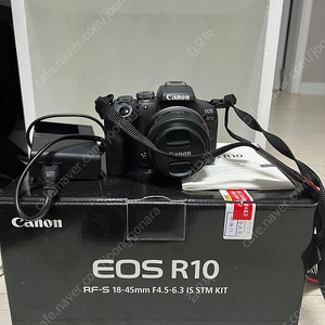 EOS 캐논R10 RF-S 18-45mm 풀박스 판매