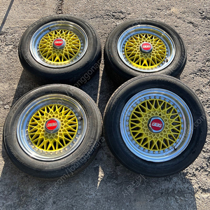 15인치 BBS RS(st) 멀티8홀 휠 타이어 팝니다