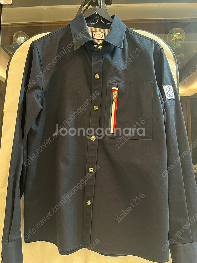 몽클레어 감마블루 남성 셔츠 자켓--0