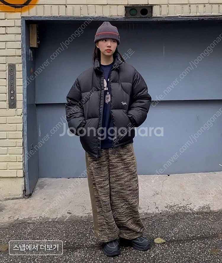토니호크 토리파인스 하이넥 숏푸퍼 블랙 새상품 S--9