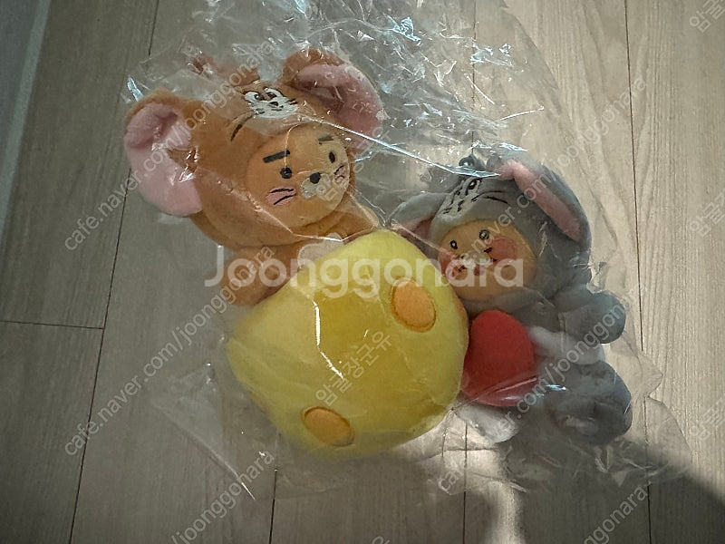 카카오 프렌즈 춘식이 라이언 톰과 제리 콜라보 인형 키...--1