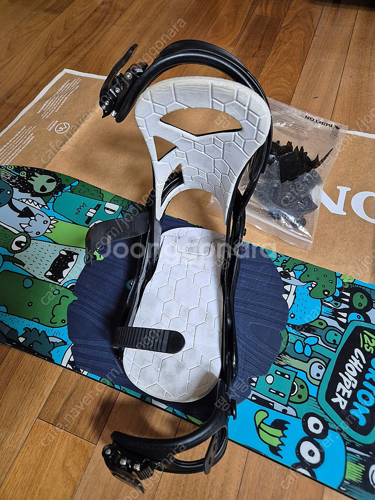 125 스노우보드 데크&바인딩과 150 점프수트보드복 팝니다--3