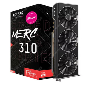 XFX 라데온 RX 7900 XTX MERC 310 BLACK D6 24GB 미개봉 신품