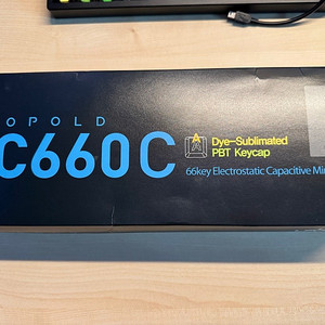레오폴드 FC660C 블랙 3세대 판매합니다.
