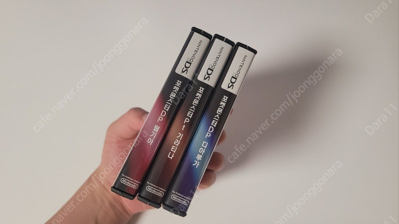 닌텐도DS 포켓몬스터 디아루가, 펄기아, 기라티나 곽팩 판매--1