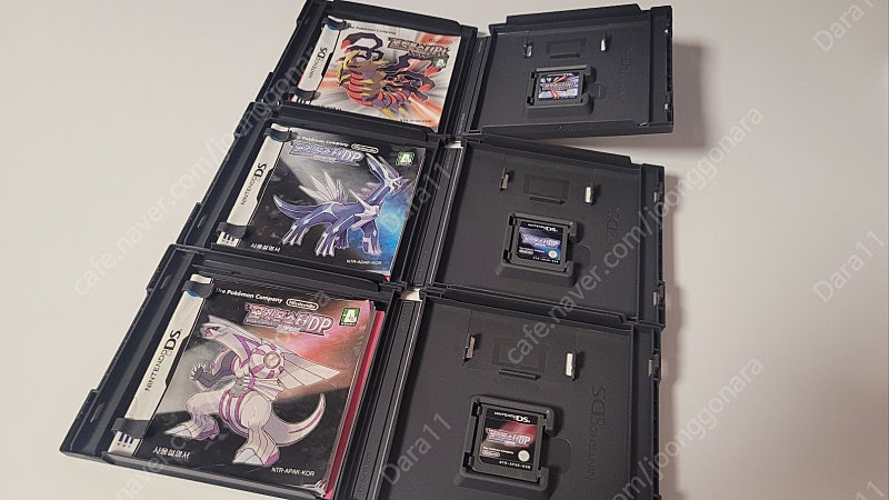 닌텐도DS 포켓몬스터 디아루가, 펄기아, 기라티나 곽팩 판매--2