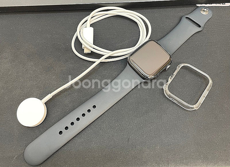 애플워치SE 44mm 그레이 상태좋은중고 10만팝니다.--1