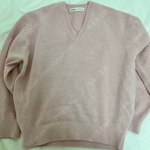 문달 v neck knit in pink