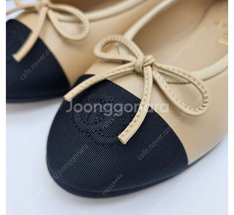 샤넬 발레리나 플랫슈즈 그로그랭--0