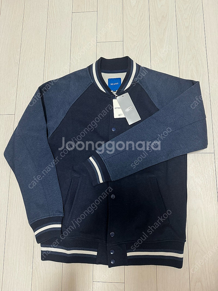 빔즈 BEAMS Raglan varsity jacket...--1
