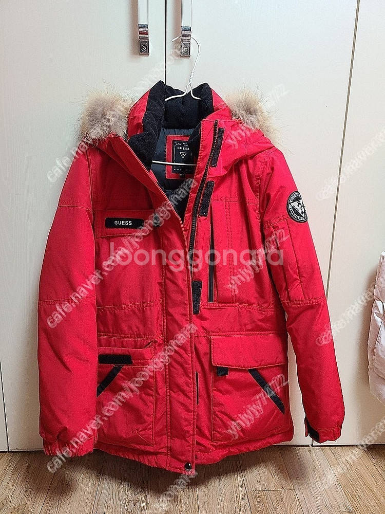 게스80사이즈 S(55)사이즈 덕다운패딩--0