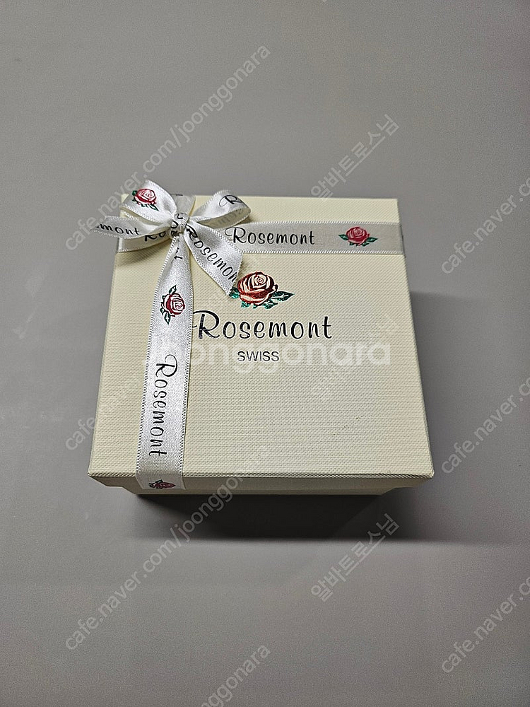 로즈몽 RS#61-03BK 블랙 가죽시계(정품 케이스,...--6