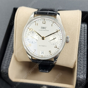 (새상품) IWC 포루투기저 오토매틱 42mm 42미리 투카운터 IW501701 판매합니다.