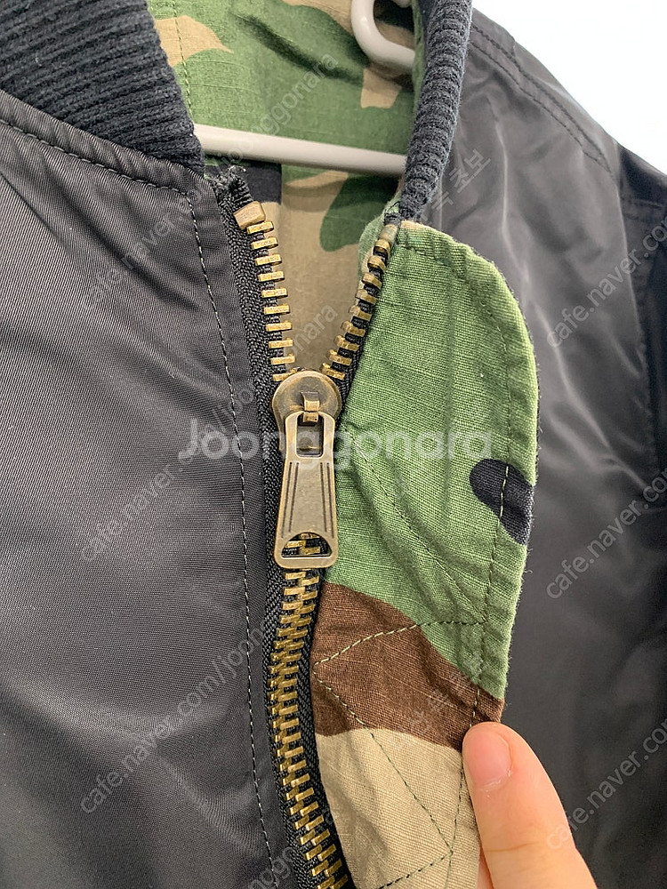 슈프림 리버시블 ma-1. 슈프림 양면점퍼. 사이즈M--4