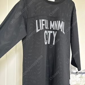 LIFUL 라이풀 메쉬 풋볼티 MINIMAL CITY MESH FOOTBALL TEE 거의 새것