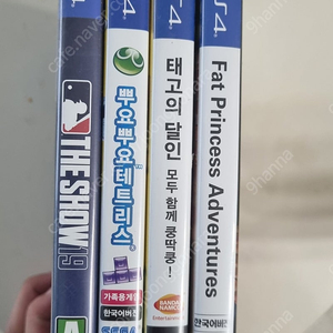 PS4 게임 3종(태고.팻프린세스.더쇼19)