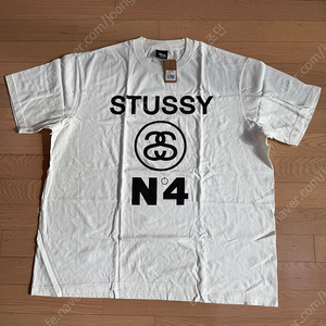 [XXL] stussy 스투시 피그먼트 다이드 No.4 반팔 티셔츠 내츄럴