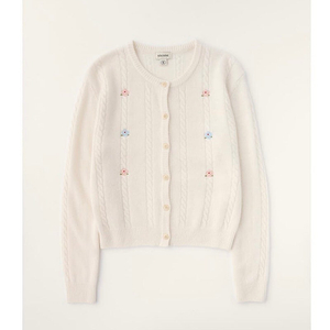 시엔느 Vintage Rose Cardigan (Ivory) 새상품