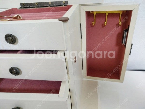 고급스런 앤티크 5단 목걸이 팔찌 반지 귀걸이 주얼리 ...--2