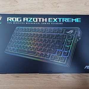 ASUS ROG AZOTH EXTREME 스노우축 미개봉 새제품